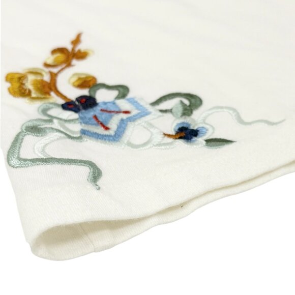 Christian Dior Vintage 2002 Goldfish Floral Embroidery Tank Top #38 [106424] - Picture 12 of 14